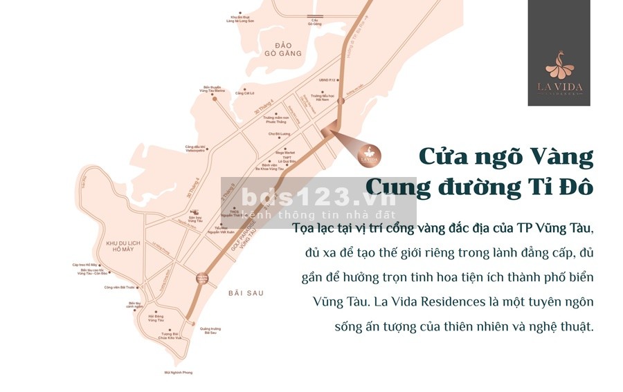 Dự án LAVIDA RESIDENCE Vũng Tàu. CĐT bán căn LK góc 2 mặt tiền. Thanh toán chỉ 15%