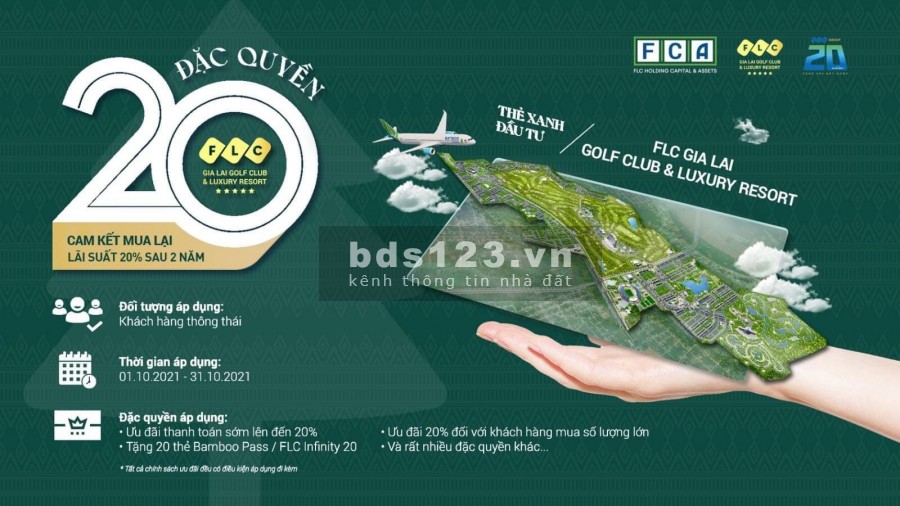 Sân Golf biệt thự nghỉ dưỡng FLC bậc nhất khu vực Tây Nguyên chính sách hấp dẫn