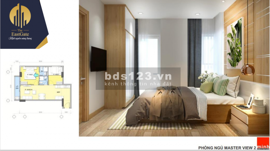 Căn hộ The East Gate giá công nhân đối diện bến xe Miền Đông mới, ngân hàng hỗ trợ vay 70 %