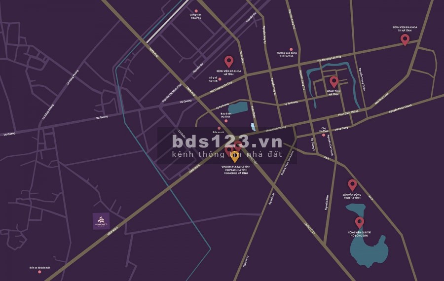 Căn hộ cao cấp Vinhomes New Center Hà Tĩnh 1-3PN già từ 1 tỷ, đường Hàm Nghi
