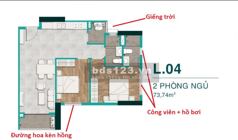 Căn hộ Biên Hòa, đặc biệt kết hợp kinh doanh, 73 m2, chỉ 1ty7. Hằng Trần Hưng Thịnh 0909482806
