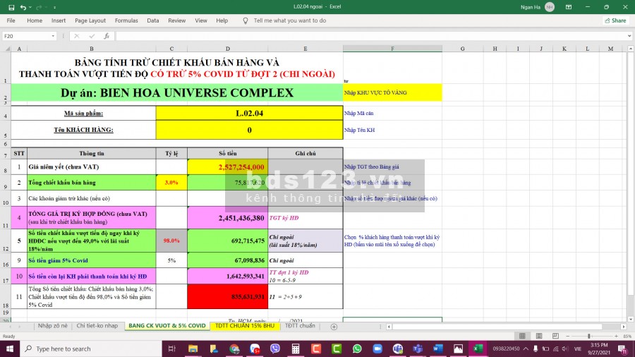 Căn hộ Biên Hòa, đặc biệt kết hợp kinh doanh, 73 m2, chỉ 1ty7. Hằng Trần Hưng Thịnh 0909482806