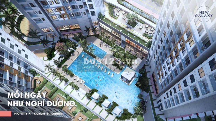 Căn hộ New Galaxy Nha Trang pháp lý sở hữu lâu dài, nhận booking giữ chỗ 50tr/căn