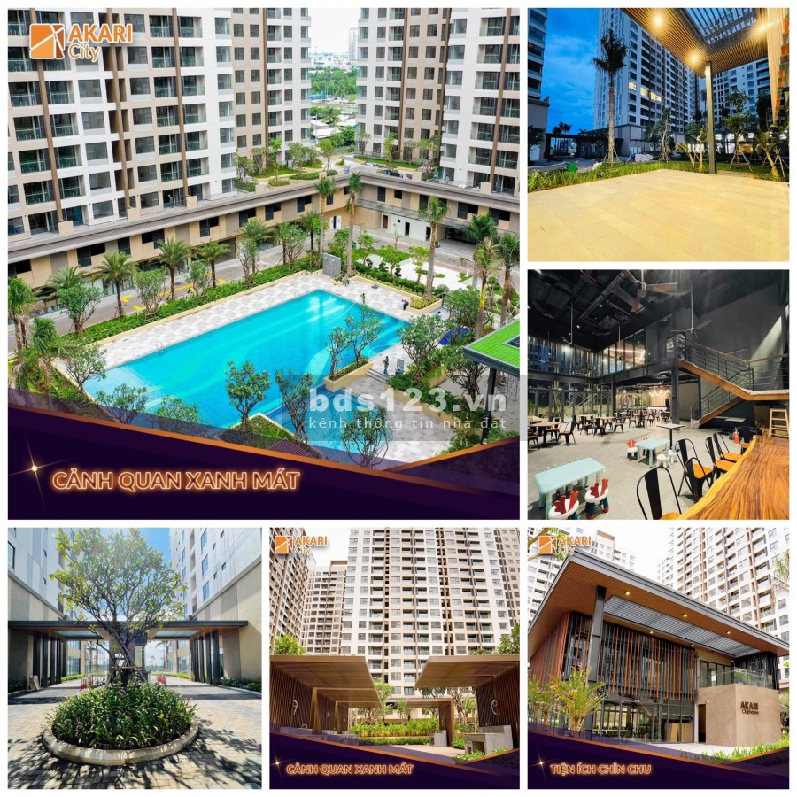 Akari City giá bán 699 Triệu chìa khoá trao tay căn hộ chuẩn Nhật lãi suất ưu đãi sổ sẵn