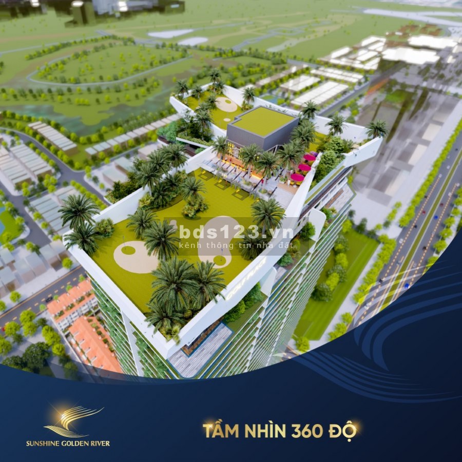 Bán biệt thự sân vườn trên không Sunshine Golden River khu đô thị Ciputra Tây Hồ