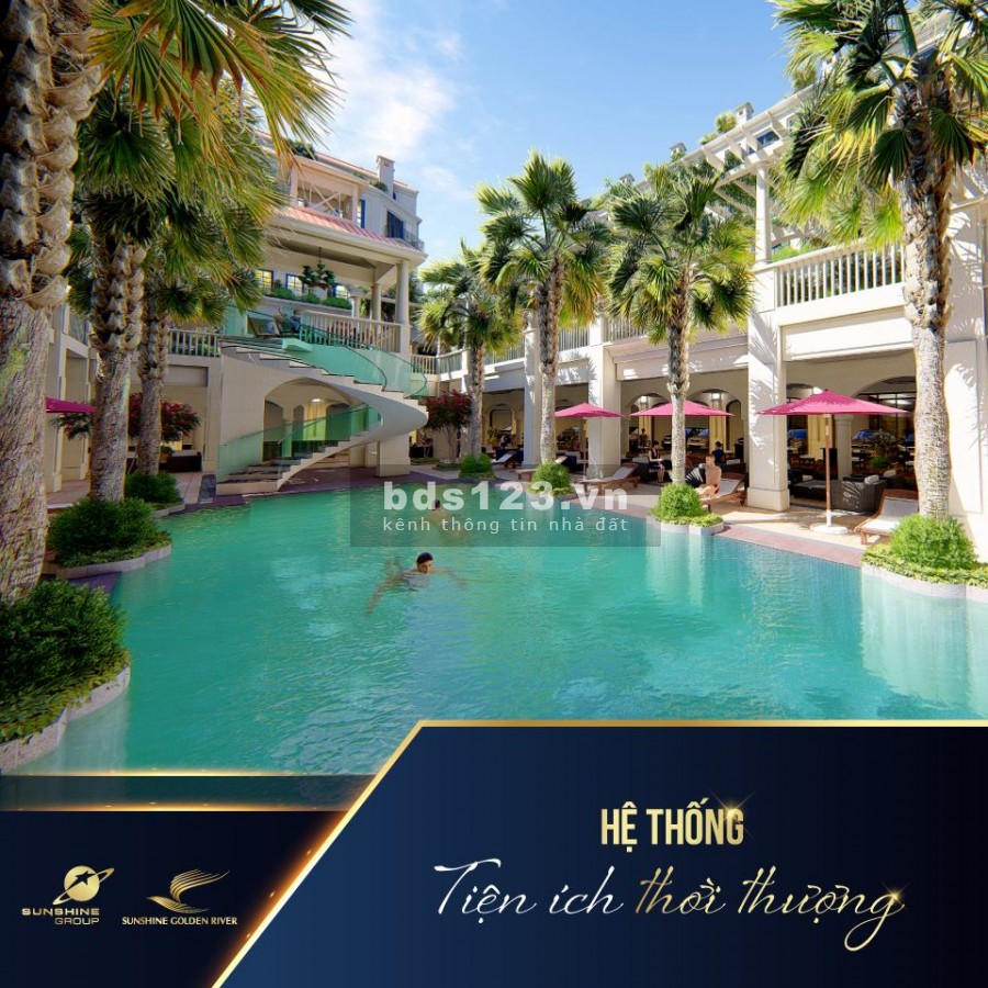 Bán biệt thự sân vườn trên không Sunshine Golden River khu đô thị Ciputra Tây Hồ