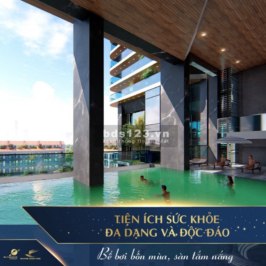 Bán biệt thự sân vườn trên không Sunshine Golden River khu đô thị Ciputra Tây Hồ
