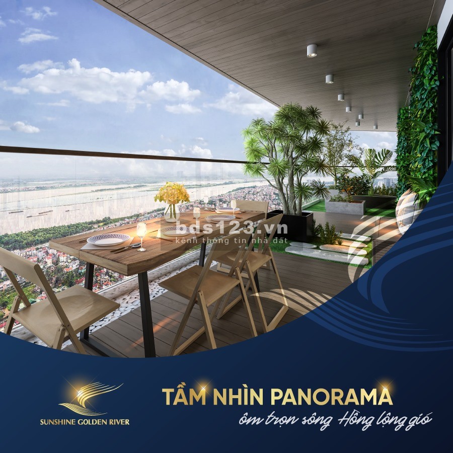 Bán biệt thự sân vườn trên không Sunshine Golden River khu đô thị Ciputra Tây Hồ