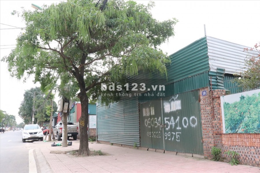 Bán đất Long Biên 112m trước mặt 2 ô tô tránh mặt tiền 7,2m giá bán 13 triệu/mét sổ sẵn