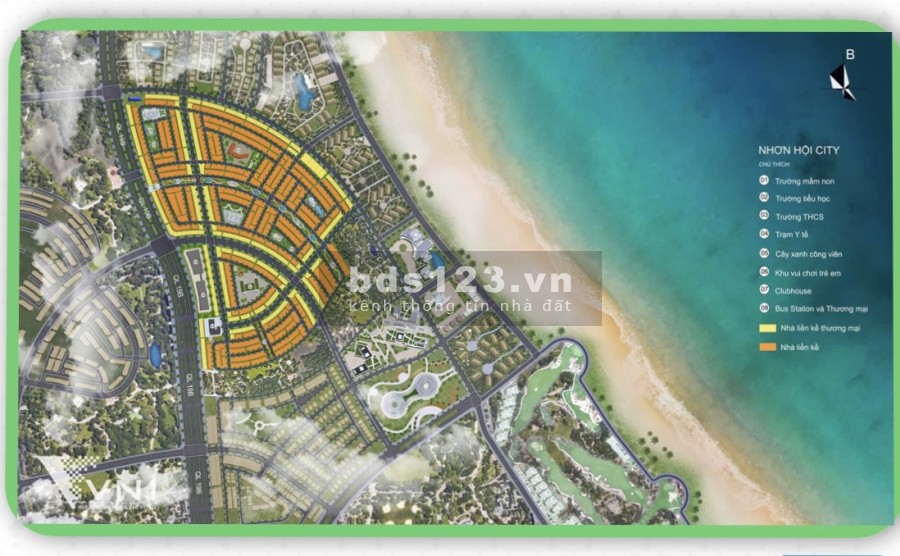 Chỉ với 50 triệu Booking giữ chổ Đất nền Nhơn Hội New City, đảm bảo giá trị sinh lời