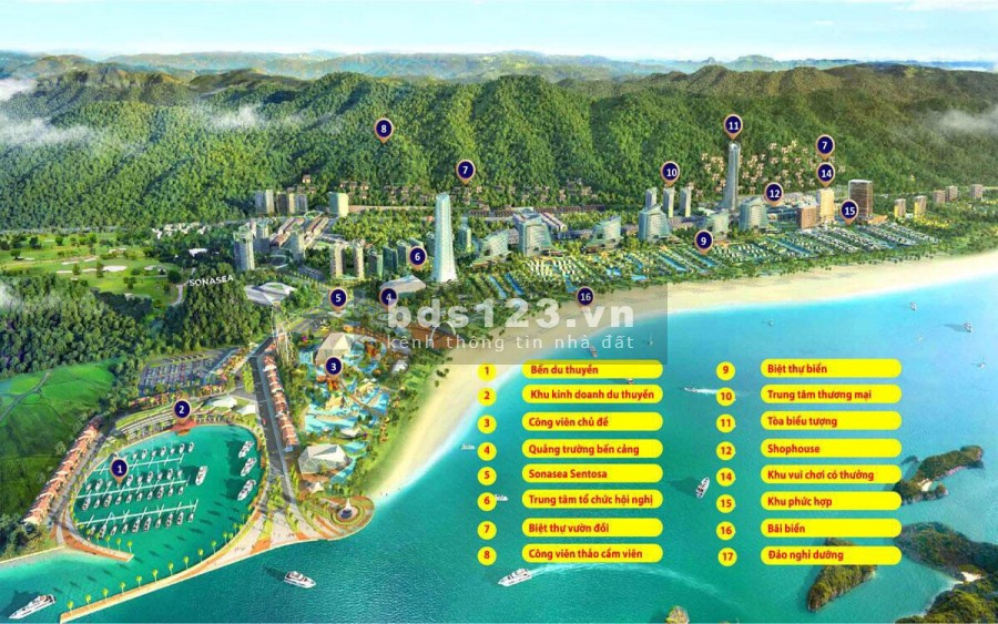 Shoptell đẹp nhất Vân Đồn, 2 mặt tiền, hoàn hiện 6 tầng 1 hầm thông siêu vip giá từ 9.5ty/căn CEO SONASEA