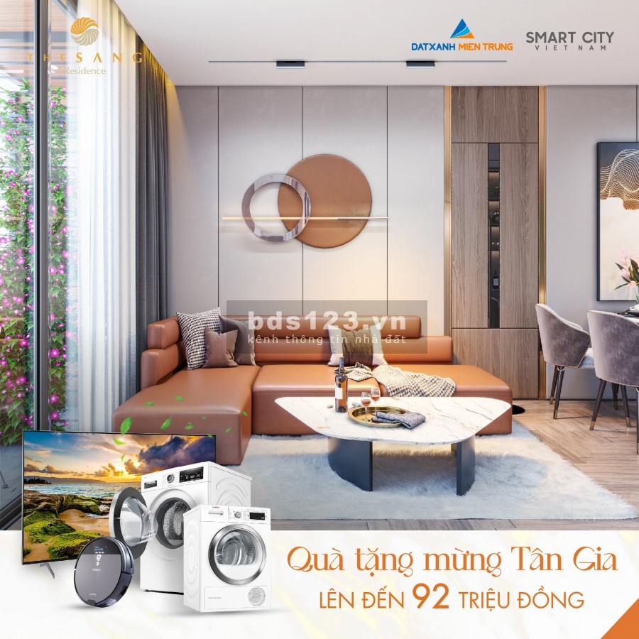 The Sang Residence biệt tượng mới của Đà Nẵng tại vùng đất du lịch biển đắc địa sổ sẵn