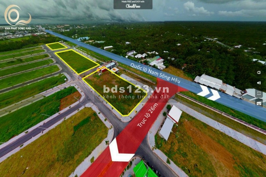 Đất nền sổ sẵn gần Trung Tâm Cần Thơ công chứng nhanh, thanh toán linh hoạt