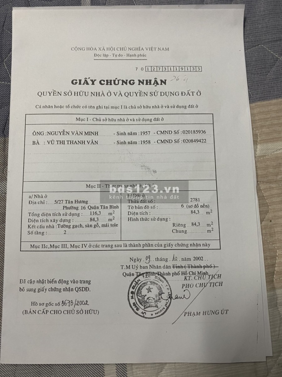 Cần bán gấp nhà Phạm Quý Thích, hẻm rộng 8m thông ra các đường chính giá tốt đầu tư