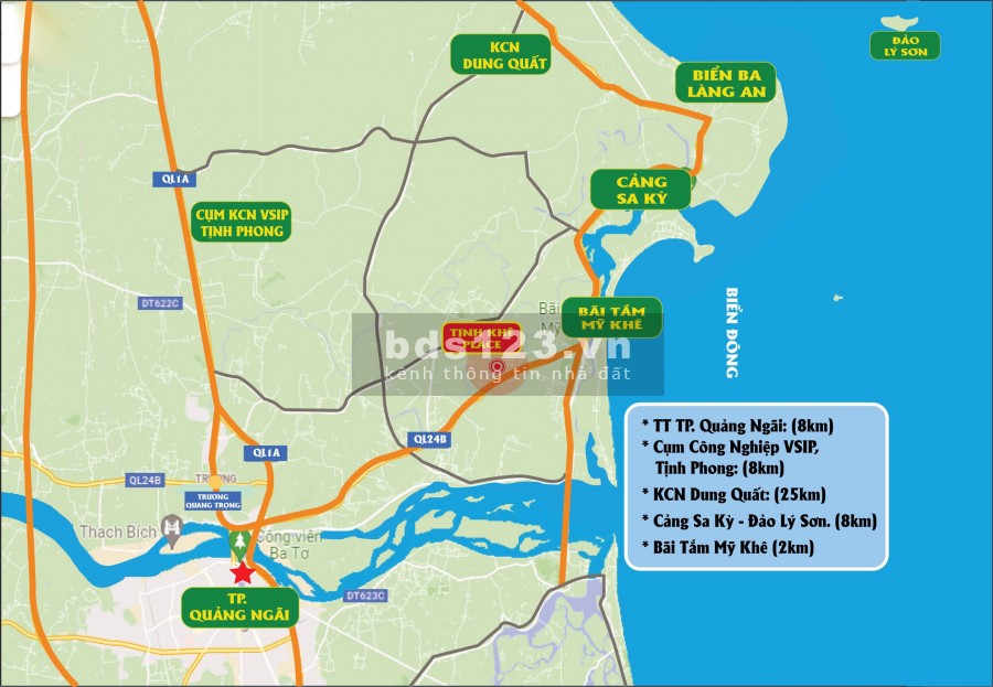 Đất nền ven biển thành phố Quảng Ngãi diện tích 100m2 giá 5xxtr , Sổ đỏ chính chủ