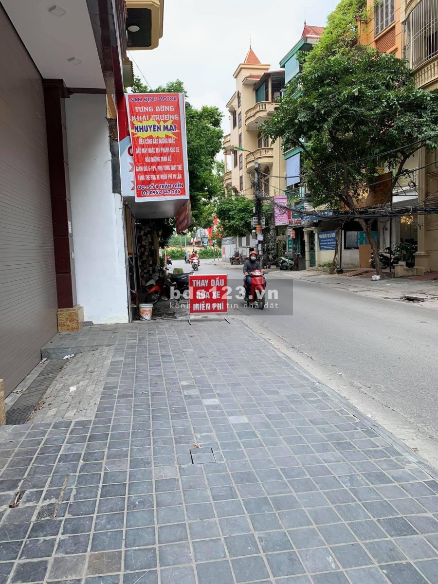 Cho thuê mặt bằng giá rẻ tại Trần Điền, vỉa hè rộng rãi khu dân trí cao, sâm uất, kinh doanh sầm uất
