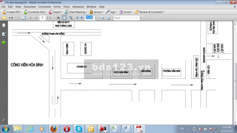 Cho thuê nhà riêng cấp 4 mới sửa, 39m2, gần Công viên Hòa Bình, P. Xuân đỉnh, Hà Nội