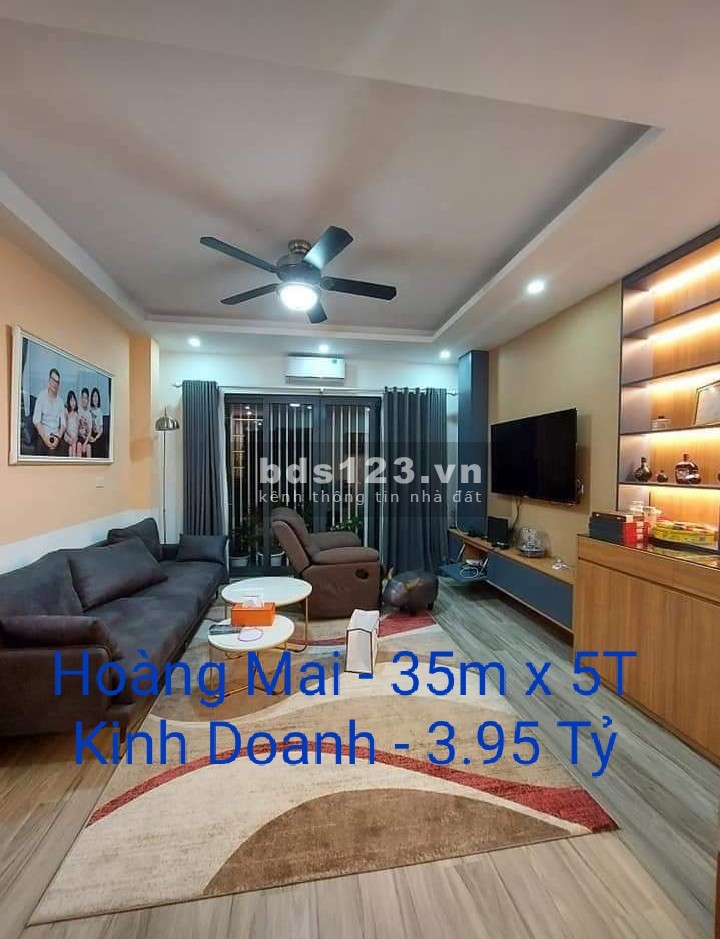 Mặt phố kinh doanh, ô tô tránh, nhà đẹp, Quận Hoàng Mai dtsd 35m2 5 tầng, Giá 3.95 Tỷ.