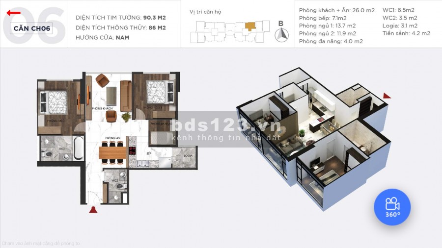 Từ 3,2 tỷ/căn 86m2/2pn có phòng đa năng ký trực tiếp Chủ Đầu Tư dự án Sunshine City Hà Nội