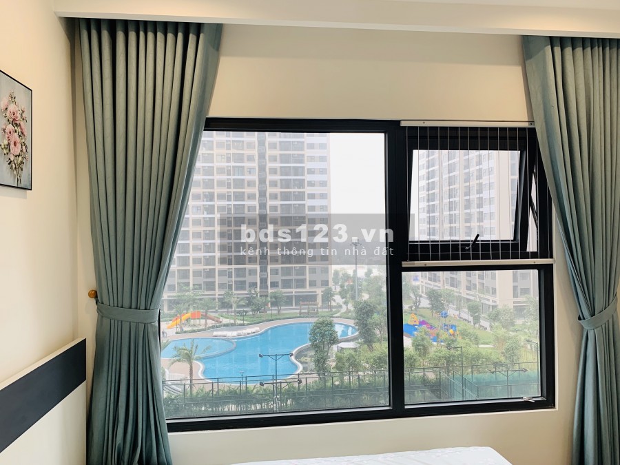 Duy nhất CH 2PN,2WC đồ cơ bản, view bể bơi tại Khu S1, Vinhomes Smart City, 7.5tr
