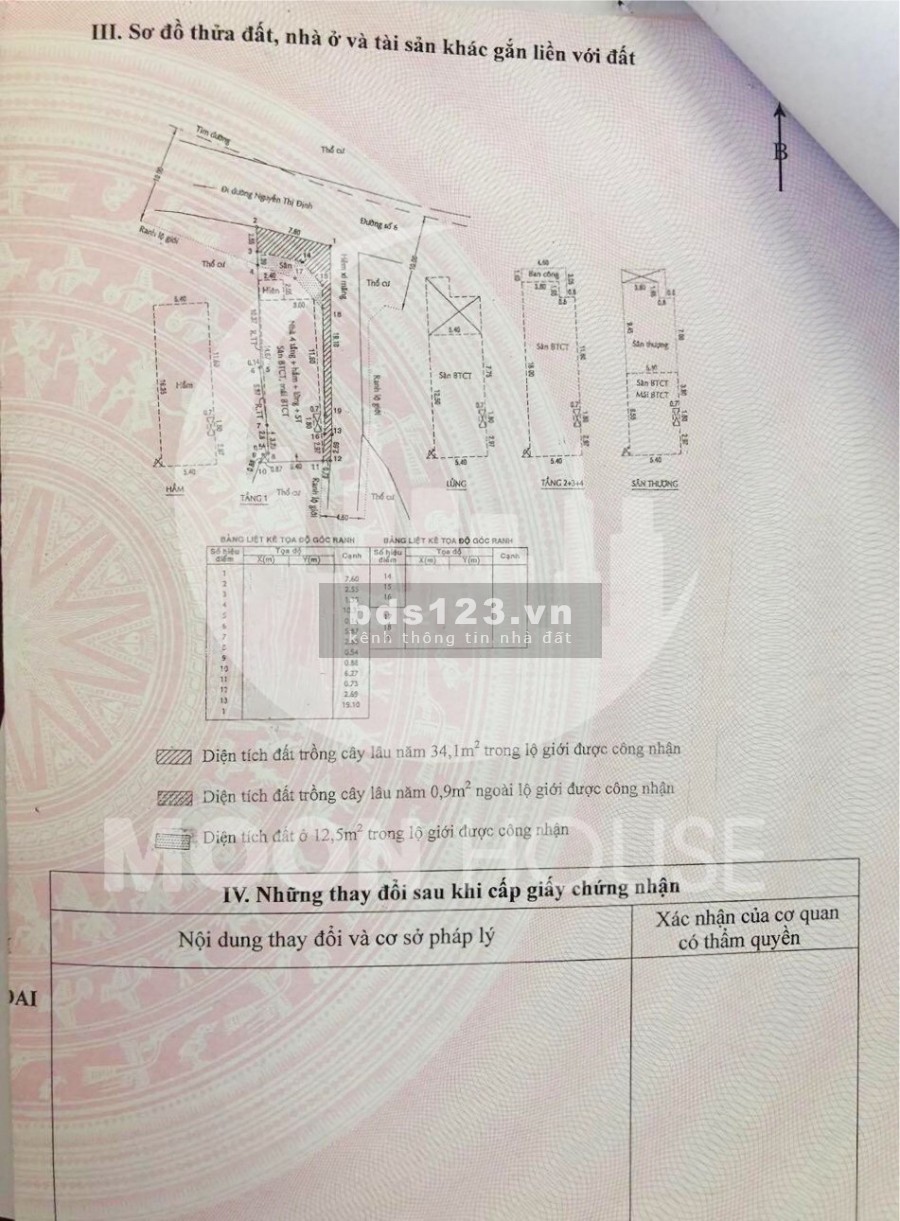 Bán nhà Tòa Văn Phòng Quận 2 P.Bình Trưng Tây chính chủ sổ riêng full thổ, dt 123,7 m2