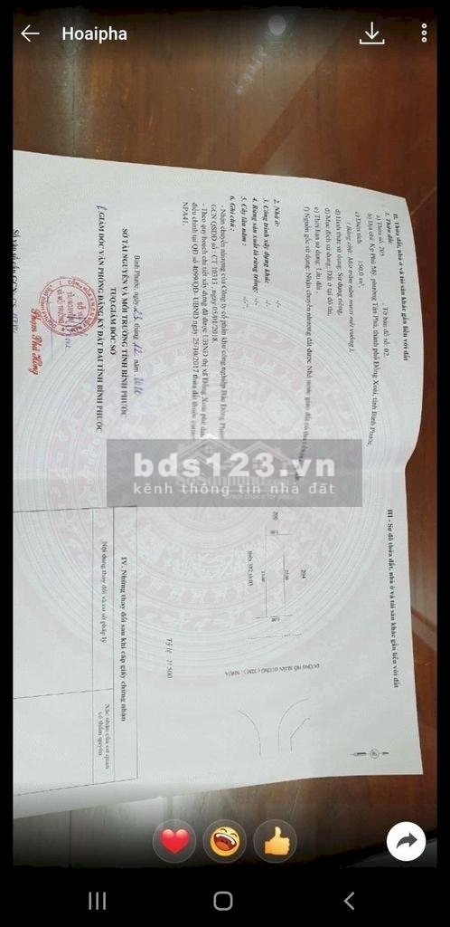 Chính chủ mùa dịch bán đất 2 MT Hồ Xuân Hương Đồng Xoài 6x25 giá 2 ty