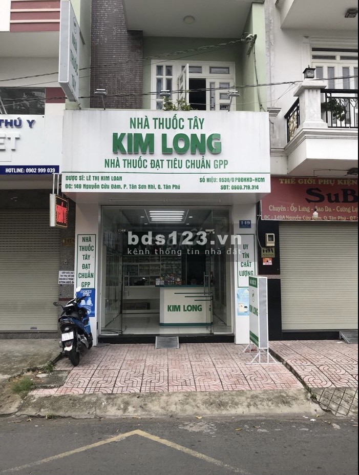 Chính chủ sang gấp Nhà thuốc 149 Nguyễn Cửu Đàm P TSN Q Tân Phú