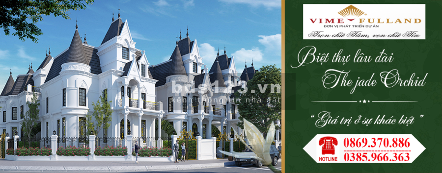 Biệt thự phong cách cổ điển siêu đẹp The Jade Orchid giá gốc chủ đầu tư 190 triệu/m2