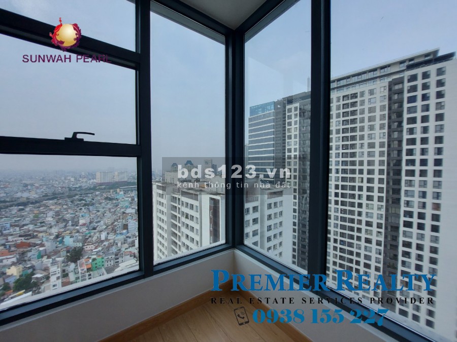 Căn hộ 2 pn Sunwah Pearl nội thất cơ bản, bày trí đẹp, giá chỉ 16 triệu/tháng, tầng cao view sông
