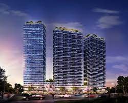 Cho thuê văn phòng hạng A view đẹp thoáng dự án Intracom Riverside Đông Anh, sát chân cầu Nhật Tân