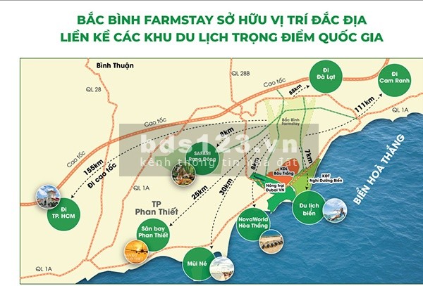 Đất Bình Thuận chỉ 3420m2 chỉ 350 triệu sổ hồng từng lô, công chứng sang tên trong ngày