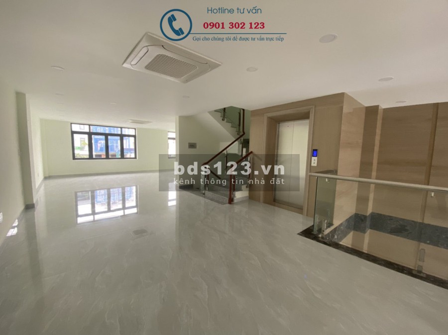Cho thuê Tòa nhà vp 8 tầng sàn trống suốt Trung tâm Quận 2 diện tích 140m2 (7mx20m)