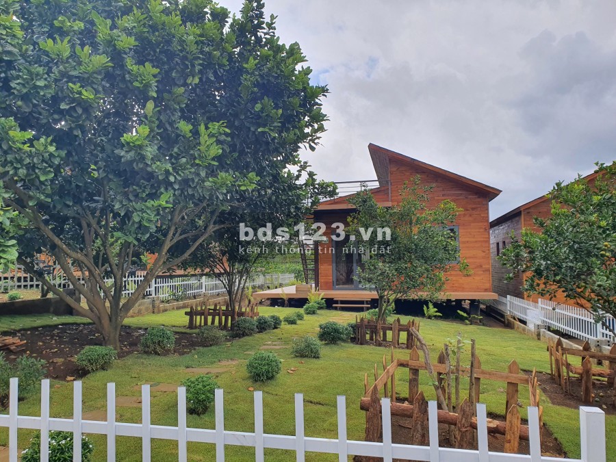 Bán nhà nghỉ dưỡng Bảo Lộc diện tích sử dụng 14x25m. full thổ cư sổ hồng riêng, giá tốt