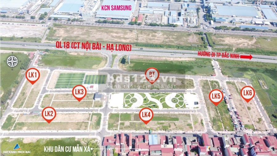 Đầu tư an toàn, sinh lời X2 tại đất nền Mẫn Xá Yên Phong, sổ đỏ lâu dài giá tốt, bàn giao ngay