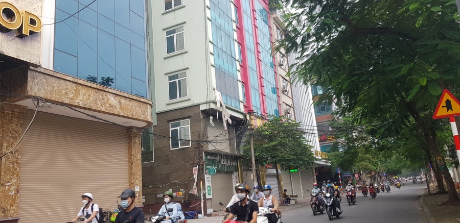 Bán nhà 9 tầng mặt phố Vũ Phạm Hàm Trung Hòa Quận Cầu Giấy giá bán 65 tỷ lh 0945999599