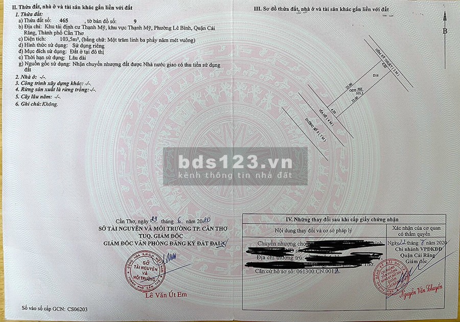 Bán nhà nguyên căn diện tích sử dụng 103.5m2 khu an ninh môi trường sống yên tĩnh