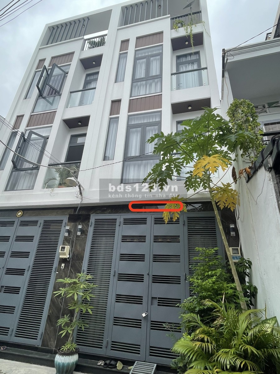 Nhà mới đầy đủ nội thất Lê Văn Duyệt 1 trệt, 4 lầu giá 25 triệu/tháng, khu an ninh yên tĩnh