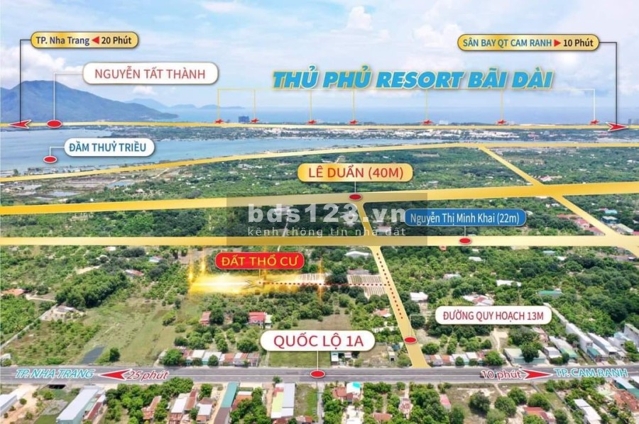 Chỉ còn đúng 24 lô Đất nền Cam Hải Tây Cam Lâm siêu đẹp, gần Thủ phủ Cam Lâm và Bãi Dài