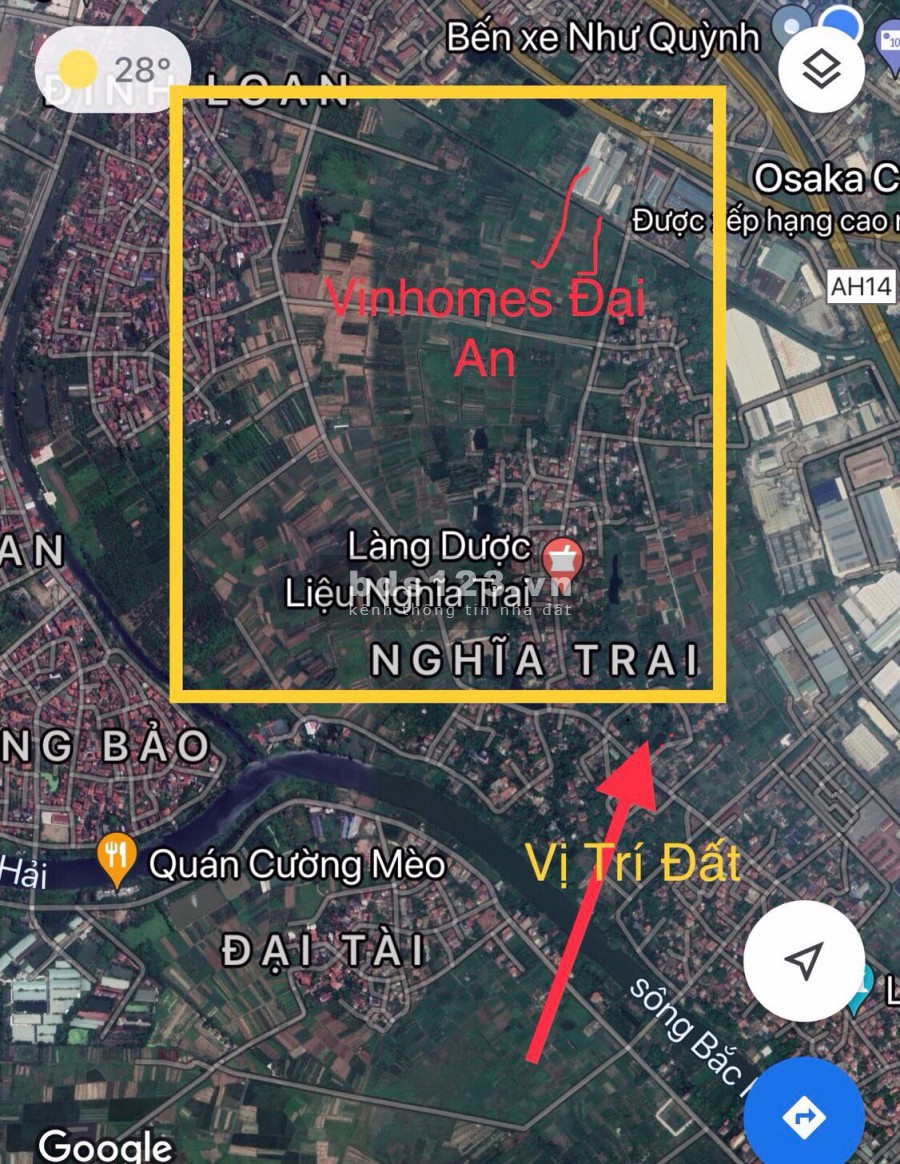 Gia đình cần bán Lô Đất tại thôn Nghĩa Trai, xã Tân Quang tiềm năng đầu tư sinh lời cao