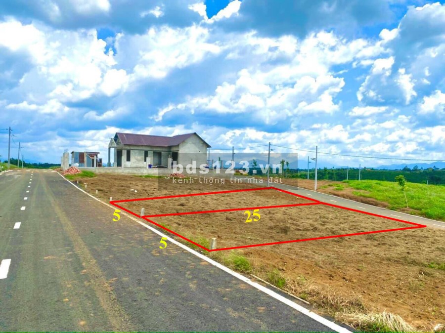Bán lô đất 2 mặt tiền diện tích sử dụng 250m2 thổ cư 200m. Chợ Củ Lộc An - Bảo Lộc