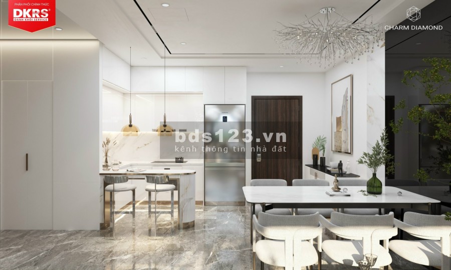 Bán CH Charm Diamond 72m2 2PN Ngay VINCOM PLAZA BD TT 25% Nhận Nhà