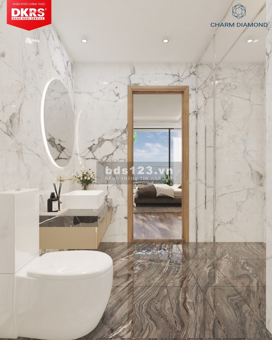 Bán CH Charm Diamond 72m2 2PN Ngay VINCOM PLAZA BD TT 25% Nhận Nhà