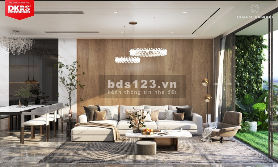 Bán CH Charm Diamond 72m2 2PN Ngay VINCOM PLAZA BD TT 25% Nhận Nhà