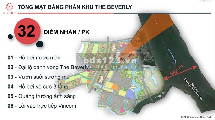 Nhận booking 50 triệu (có hoàn lại) PK vip nhất The Beverly - Vinhomes Quận 9 giá tốt