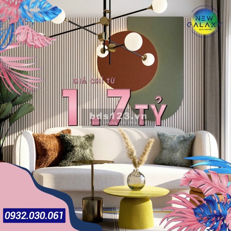 Siêu phẩm biển new galaxy nha trang chỉ 1.7ty/căn 0932030061, sổ hồng riêng sở hữu lâu dài