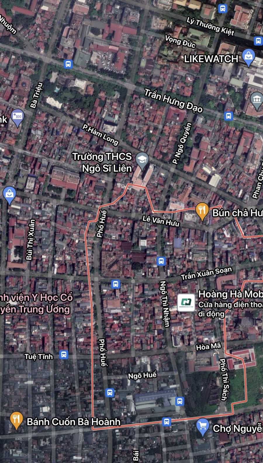 Cần bán đất mặt phố Ngô Thì Nhậm Quận Hai Bà Trưng, diện tích 241m2, mặt tiền 12m