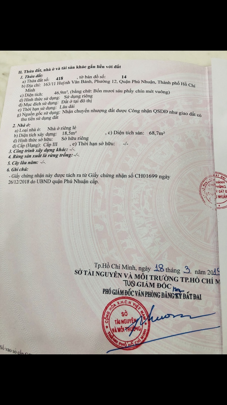 Chính chủ cần bán nhà đẹp vị trí đắc địa tại Quận Phú Nhuận, Thành phố Hồ Chí Minh