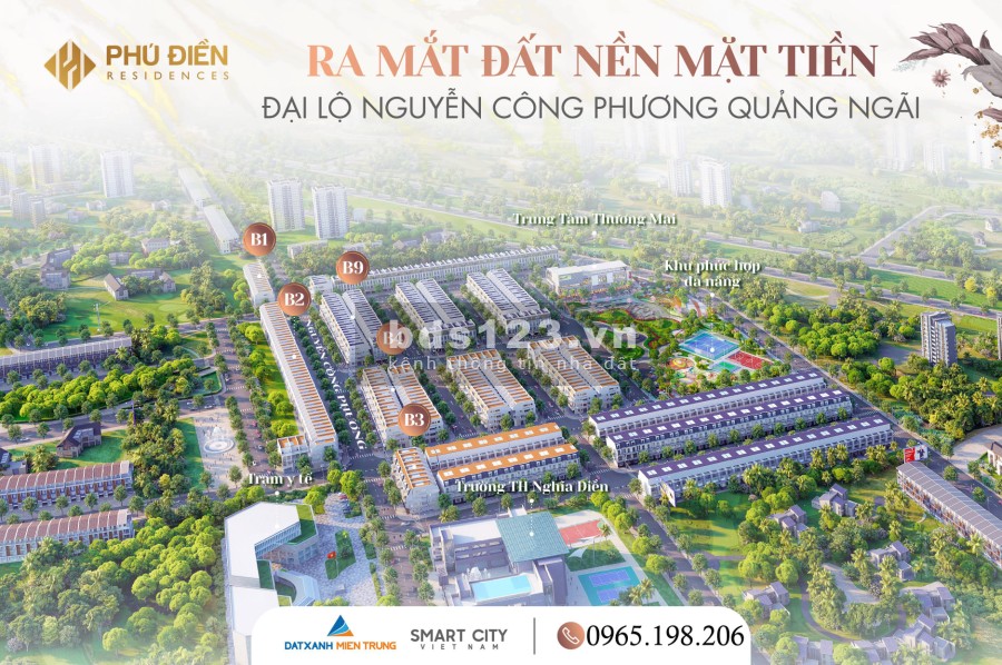 Mở bán 26 lô siêu phẩm mặt tiền Nguyễn Công Phương giá chỉ 1xTR/m2, sổ đỏ công chứng ngay