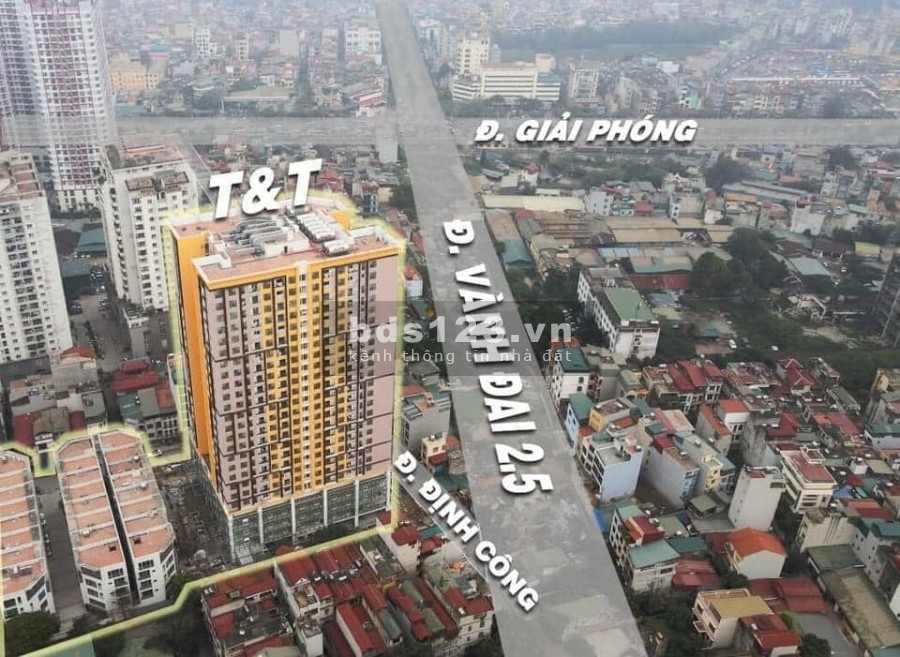 Bán căn 1 pn, diện tích 48m2, hướng Đông Bắc, cc T&T DC Complex liên hệ 0971159191