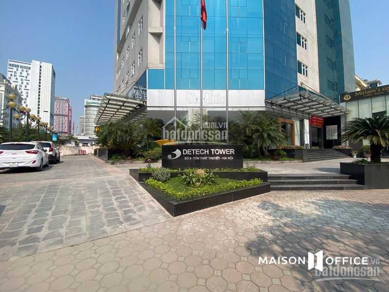 Cho thuê văn phòng tòa Detech Tower 8 Tôn Thất Thuyết, DT 70m2, 75m2, 300m2, 500m2. LH: 0934511000